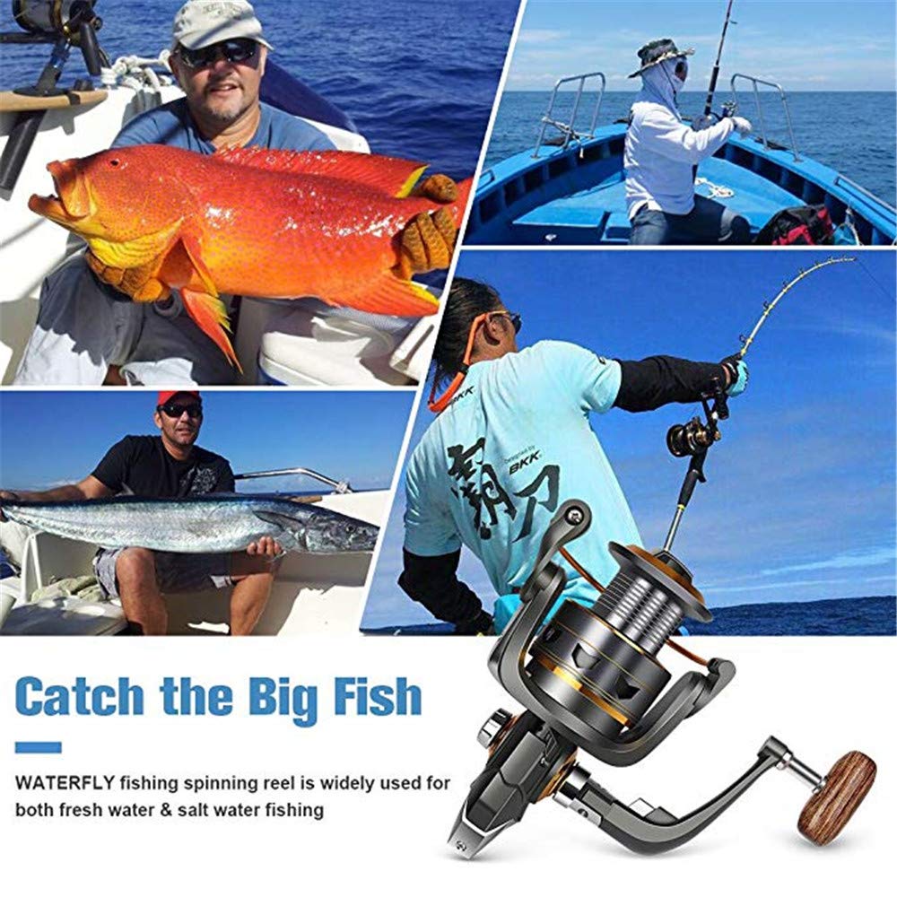 フィッシングリール 00 釣り用具 Dk 左 右メタルスピニングリール 鯉釣りリール B07h8w7s1k 1000 7000 スピニングリール 本物の