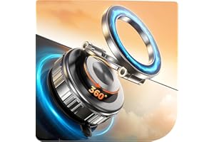 2026 Upgraded Vacuum Suction Phone Holder for Car, Magsafe Car Phone Holder Mount, 89+LBS Suction & 2800gf Magnetic 360° Adju