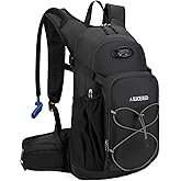 Hydration Backpack, Water Backpack for Hiking with 3L Water Bladder, Insulated Hydration Pack Lightweight Day Hydropack Ideal for Hiking and Cycling, 18L