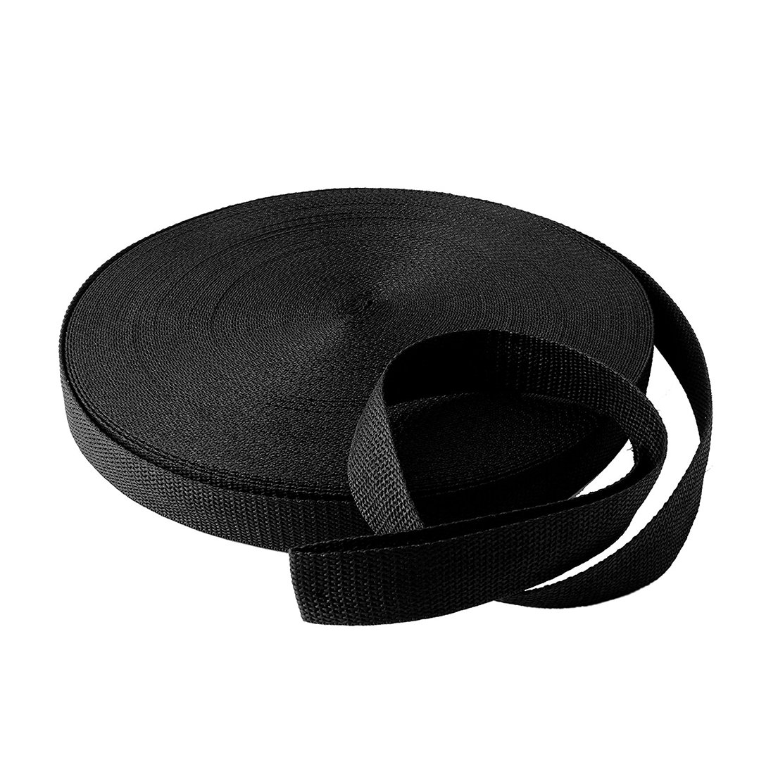 Flyshop 3/8 Inch 10MM Polypro Nylon Webbing Strap Black 25 Yards