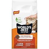 Kent Pet Group 62110202: World's Best Cat Litter Low Tracking/Dust Control Multiple Cat Unscented, 15 Lbs