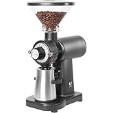 Urbanic 070s Electric Coffee Grinder (110~220v) / flat Titanium burr 60mm / 20 steps can be set (Black) / (Made in Korea)