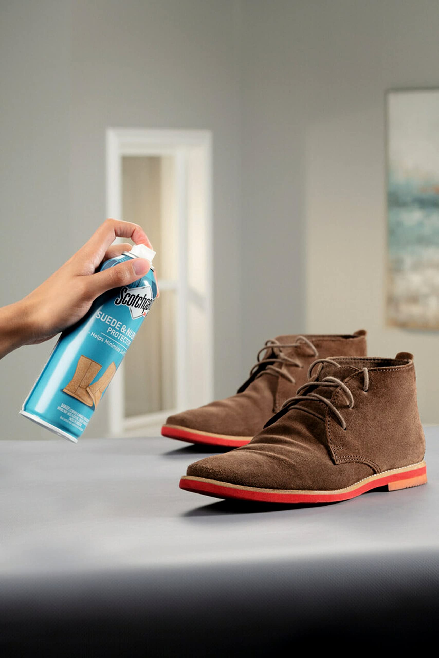 Scotchgard Nubuck & Suede Leather Protector Spray, Suede Spray for