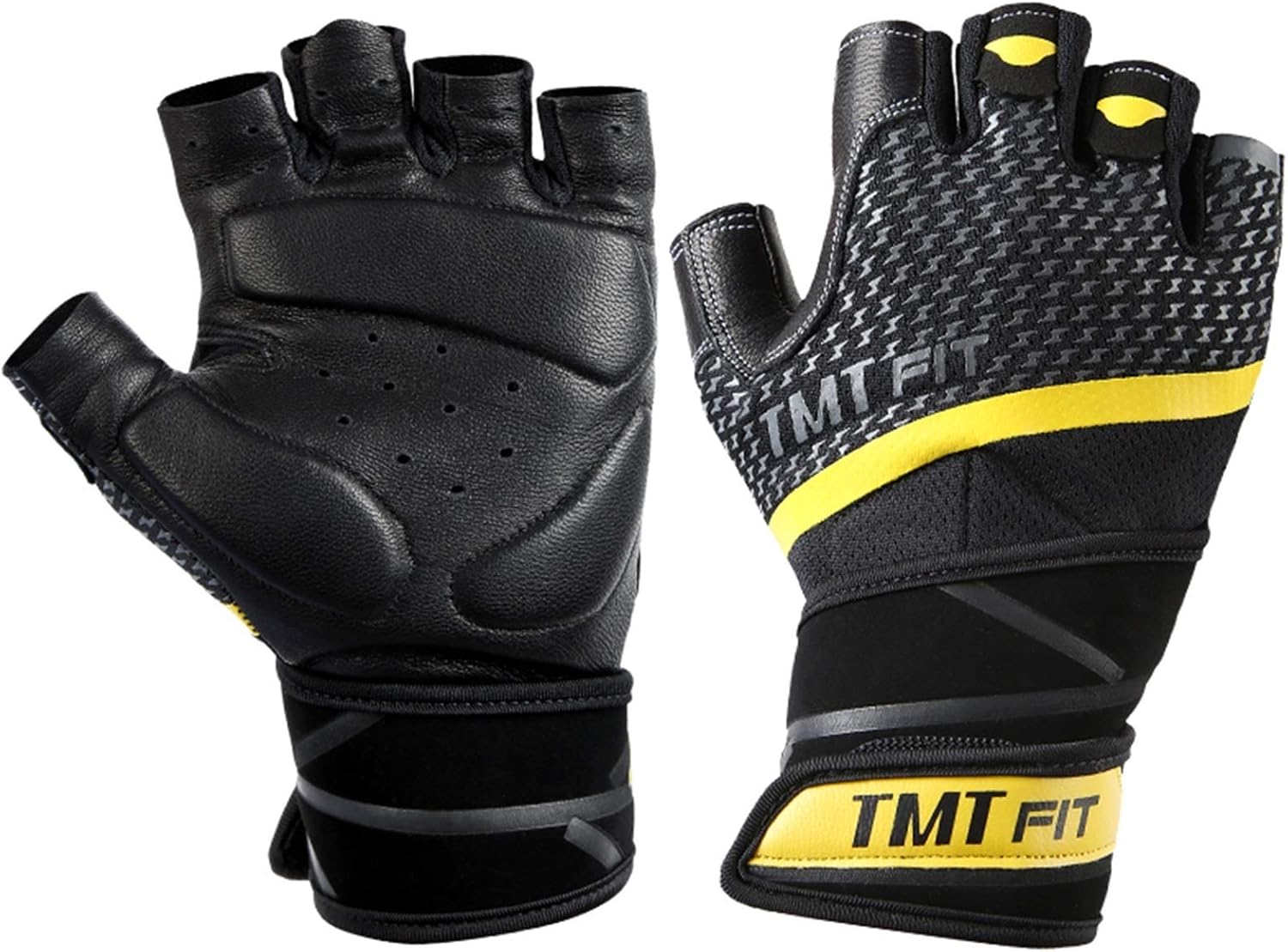 NGHSDO Fitness Handschuhe Leder FitnessGymnastikhandschuhe