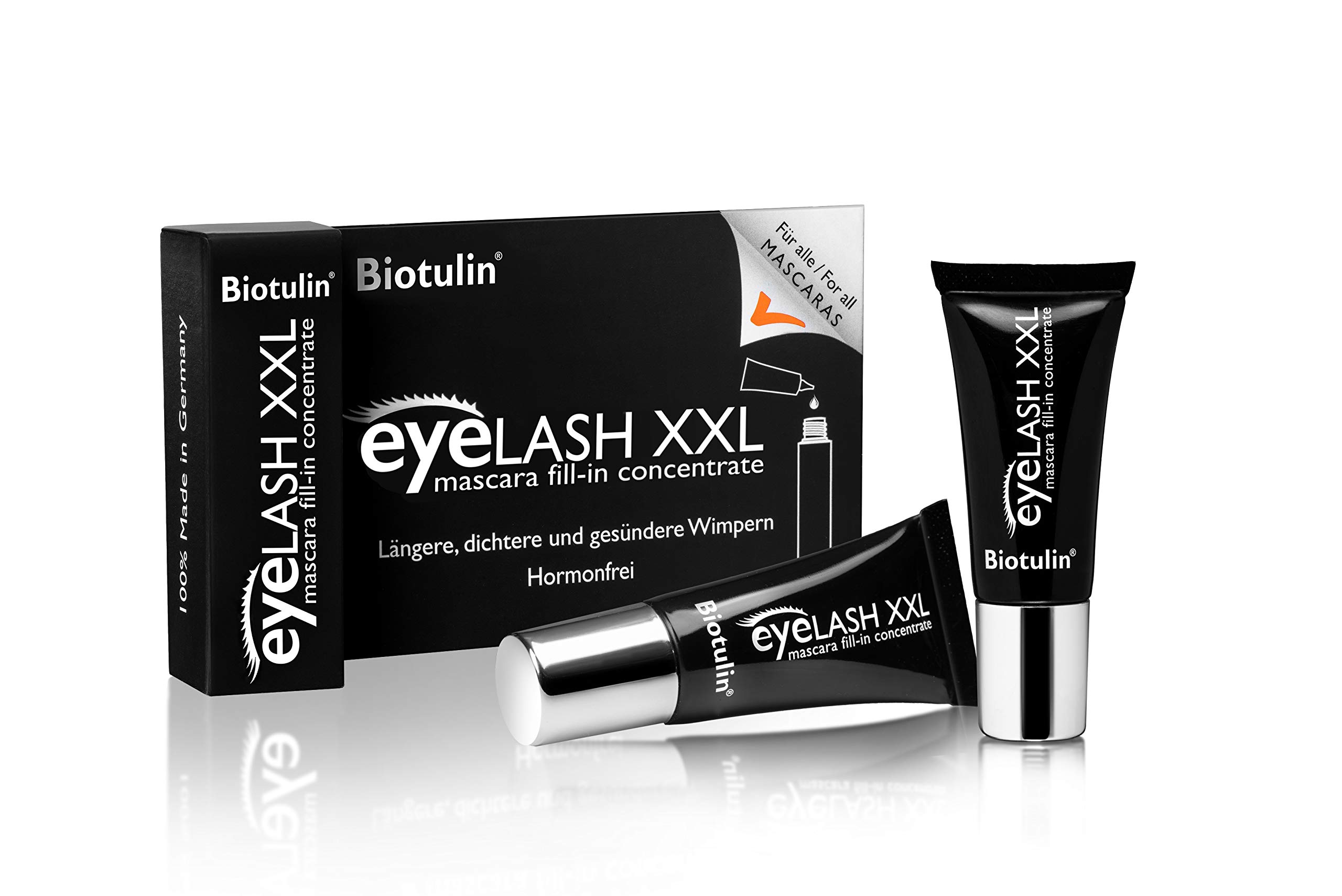 eyeLASH XXL Mascara Fill-In Concentrate - Eyelash Growth Concentrate 100% Hormone-Free - Mixable with any Mascara, BIO00040
