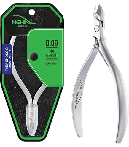 中曽根Cuticle Nipper シルバー ステンレス製 ケース付き Amazon.com: NGHIA Cuticle Nipper - D-07 JAW 12 | Stainless Steel