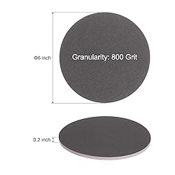 uxcell 10pcs 800 Grit Sanding Sponge 6 Inch Hook