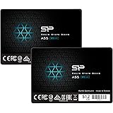 Silicon Power 2-Pack 512GB SSD 3D NAND A55 SLC Cache Performance Boost SATA III 2.5" 7mm (0.28") Internal Solid State Drive