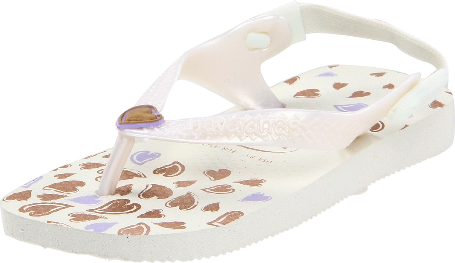Havaianas Kid�s Baby Chic, Beige/Black, 8 M