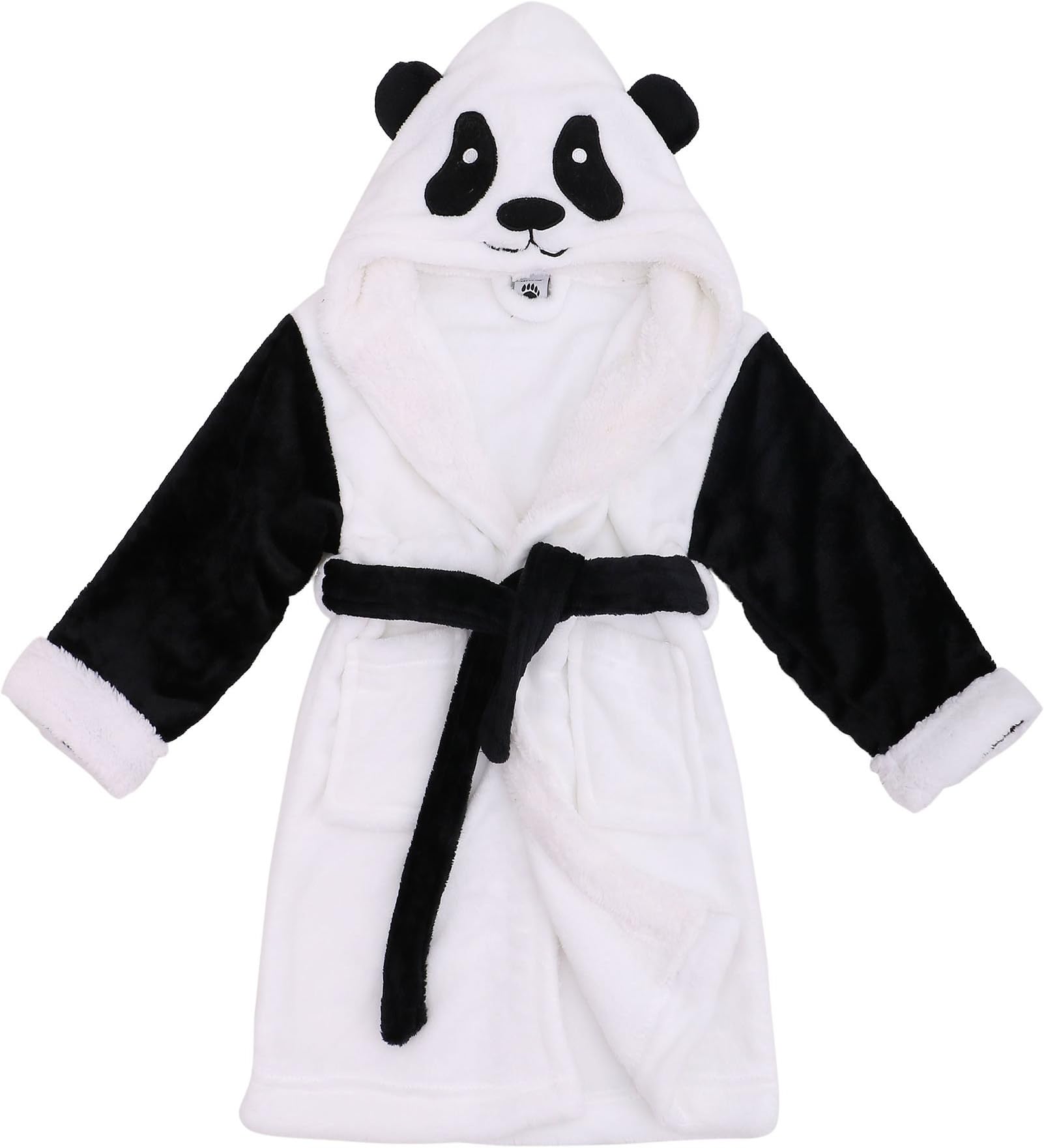 Boys Girls Plush Soft Hooded Bathrobe Theme Party Costume Robe