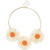 MINACHI Handmade Braided Necklace for Women, Wooden Beads, Rattan Charm, Vintage Style, Gift Jewelry