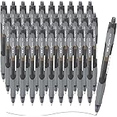 M&G 30 Pcs Gel Pens, 0.5mm Black Ink Gel Pen Fine Point Pens, Large Capacity Gel Ink Rollerball Pen, Quick Drying Retractable Gel Pens Smooth Writing for Journaling Office School Home Women Men