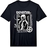 Men's Marvel Studios Deadpool &amp; Wolverine Maximum Effort Chalk Art Performance T-Shirt