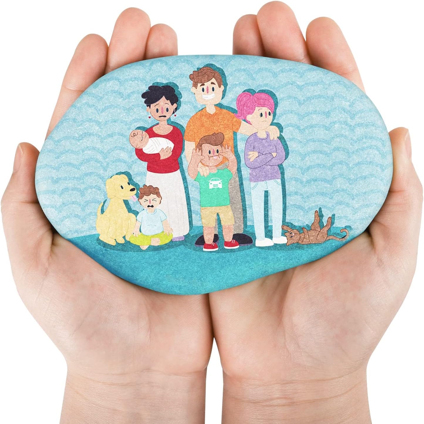 Paintings - River Rocks for Painting(4.7-6.3inch 12pcs)