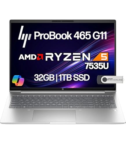 Amazon.com: HP ProBook 465 460 G11 Business Laptop 16” FHD+