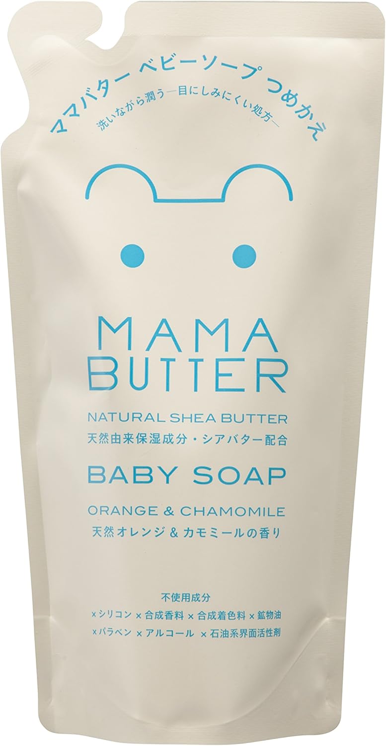Amazon Co Jp Mama Butter ママバター 無添加 ベビーソープ 泡 新生児 詰め替え オレンジ カモミールの香り しっとり あせも おむつかぶれ 250ml ビューティー