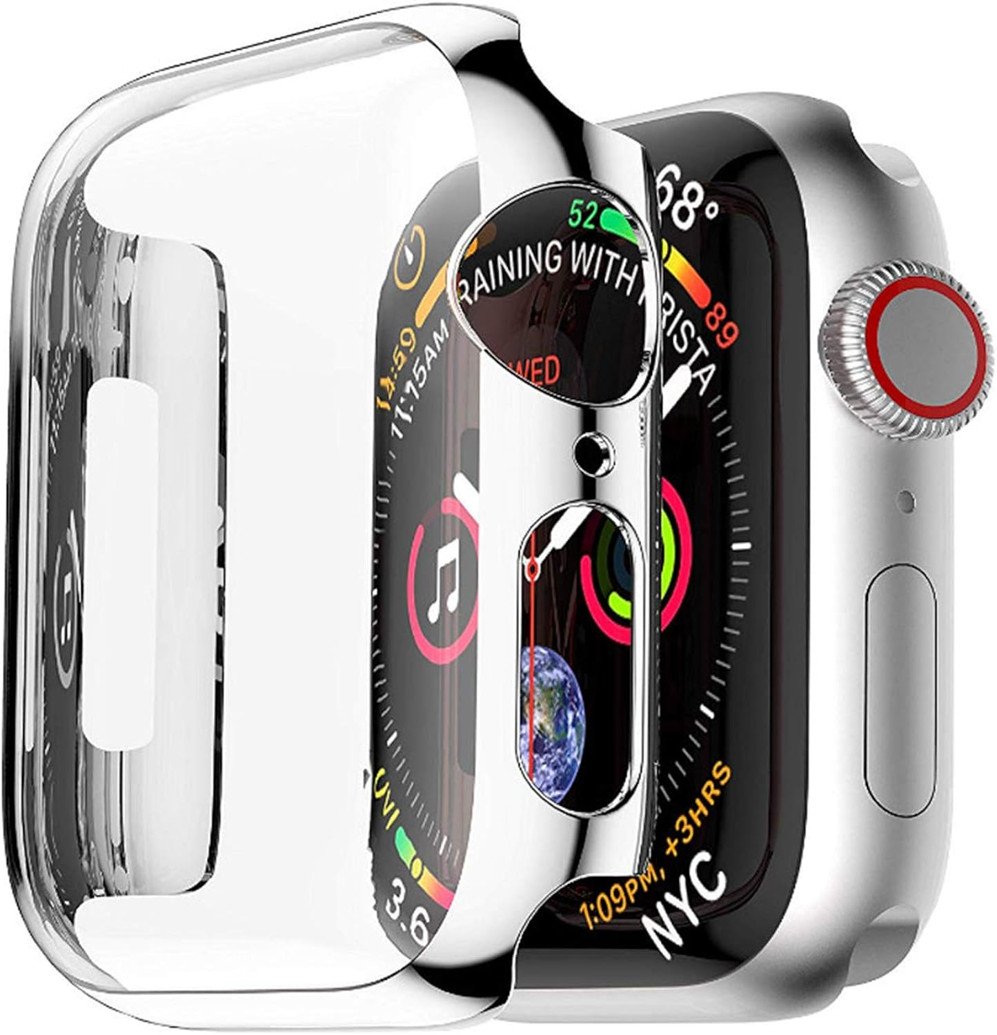 UNIYA Apple Watch 38/42mm Case, Hard PC All-Around Screen Protective Cover Compatible Apple Watch Series 3/2/1