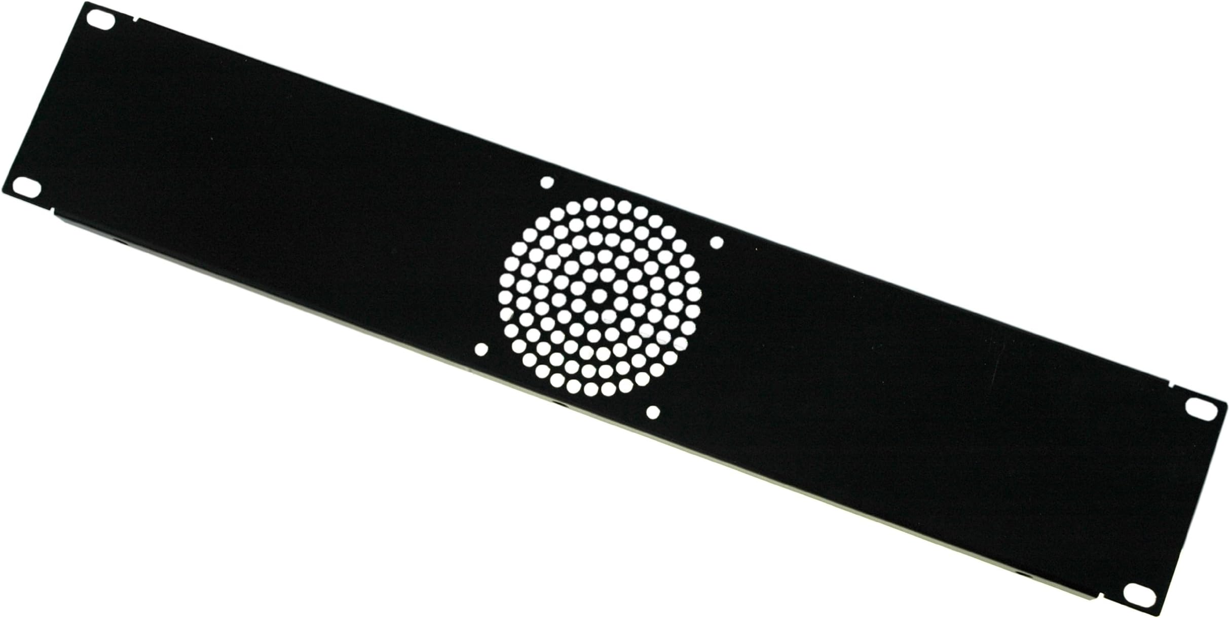 AllMetalParts 2U Fan 19" Rack Panel, For 1 Fans. [PC]