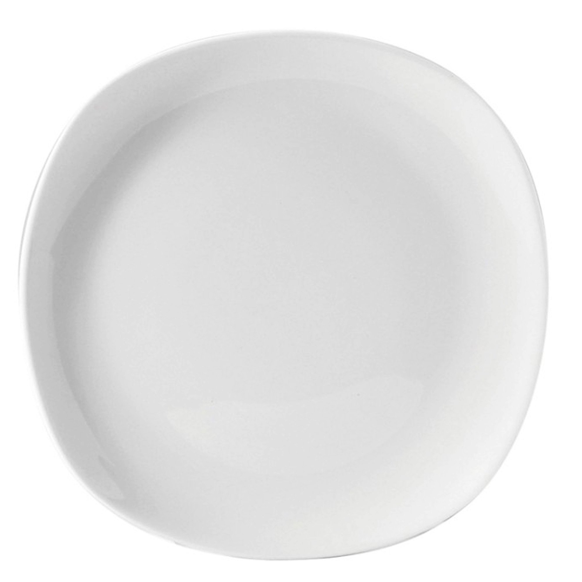 Utopia Titan Soft Square Plates 11.5" / 29cm - Set of 6 - Super Vitrified Crockery, Square Plates
