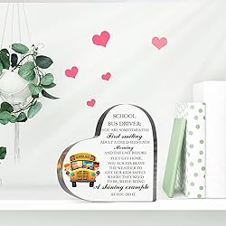 School Bus Driver Gifts, Thank You Gifts Acrylic