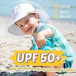 Baby Sun Hat Kids Summer UPF 50+ Toddler Bucket Hat