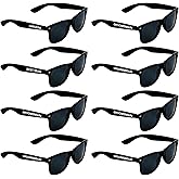 BachpartyGifts 8 Pack Groomsmen Sunglasses for Men - Wedding Sunglasses for Groomsman Proposal Gifts, Bachelor Party Favors