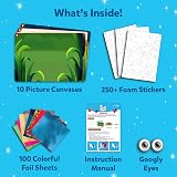 Skillmatics Foil Fun Bugs & Butterflies No Mess Art Craft Kit view 3