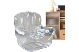 Inflatable Chairs for Adults - Inflatable Sofa Blow-up Chair,Comfortable Sofa Couch Furniture Transparent for Relaxation Lawn