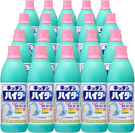 Amazon ケース販売 キッチンハイター 台所用漂白剤 600ml 個 ハイター キッチン用漂白剤