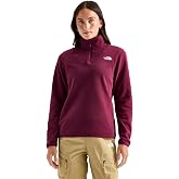 THE NORTH FACE Women's Glacier Fleece Quarter Zip Jacket | Pullover With Zip Pockets &amp; Stretch on Collar, Cuffs &amp; Hem