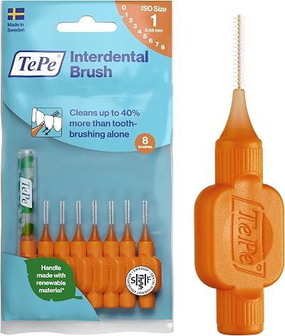 TePe Interdental Brush Original Orange 0.45mm ISO 1 8pcs