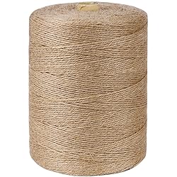 PerkHomy Jute Twine String 3600 Feet Natural Thin