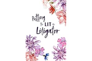 Putting the LIT in Litigator: Small Lined Notebook I Classic Funny Gift for Attorney