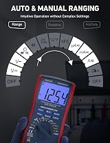 AstroAI Digital Multimeter TRMS 6000 Counts Auto/Manual Ranging view 2