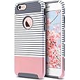 ULAK iPhone 6s Case, iPhone 6 Case, Colorful Slim Shockproof Protective Hybrid Hard PC Back Soft TPU Bumper Cover Girls Men W