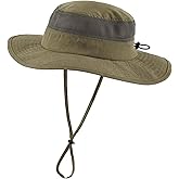 Connectyle Kids Wide Brim Sun Hat for Toddler Boys Girls Breathable Bucket Hat for Fishing Hiking UPF 50+ Protection Sun Hat