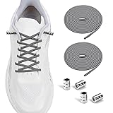 AOLLRUIRLL 2 Pairs Elastic No Tie Shoelaces For