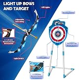VATOS 4-in-1 LED Bow and Arrow Toy with Shark Target 2 Pack view 5