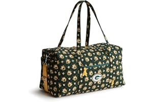 Vera Bradley Women's Cotton NFL Large Travel Duffel Bag (Multiple Teams Available)