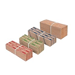 Coin Wrappers Assorted 250 PCS Flat Coin Rolls