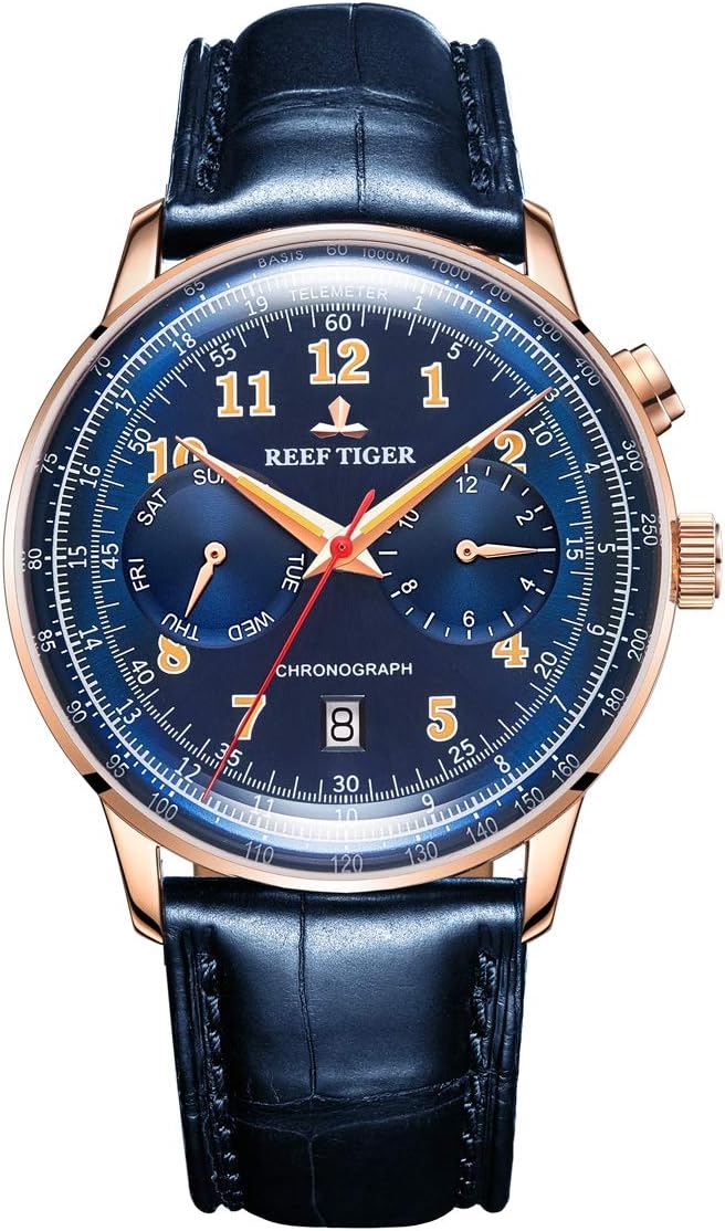 Reef Tiger Top Brand Men Watch Business Watches Luminous Automatic Watch Waterproof RGA9122