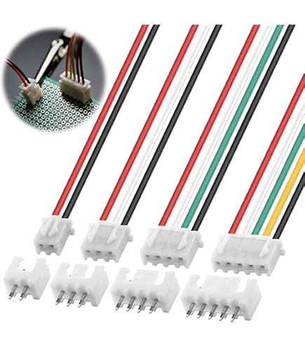 Amazon.com: daier 20 Sets JST XH2.54 Wire Cable Plug Connector, XH