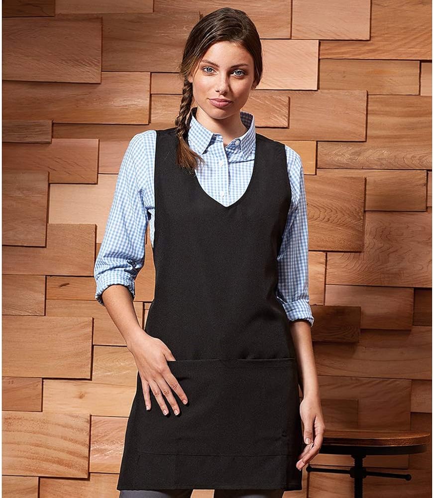 Premier Womens/Ladies Wrap Around Tunic Apron at  Women’s Clothing store