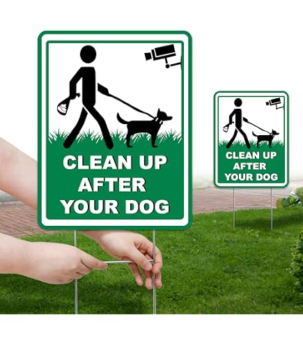 Lustiges Hundekacke-Schild Aus Metall – „Wenn Ihr Hund Hier Macht, Sagt Bescheid, Dann Macht Meiner Bei Ihnen“ – 20x30 Cm