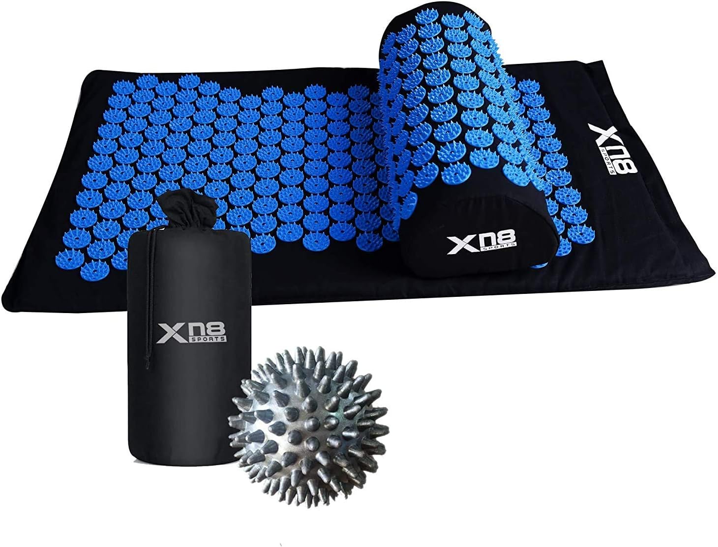 XN8 Yoga Shakti Acupressure Mat Pillow Set Acupoint Acupuncture