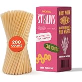 Casa Plantar Cocktail 6" Agave Straws - 200 CT