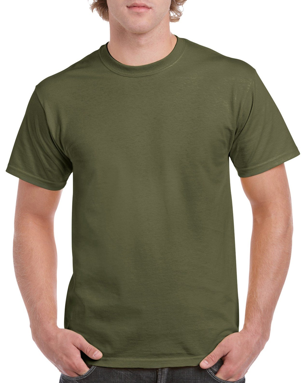Gildan Mens 5.3 oz. Heavy Cotton T-Shirt G500