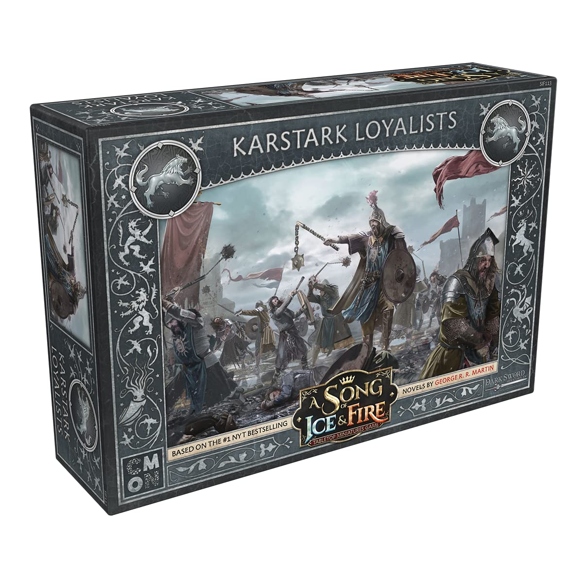 CMON, A Song of Ice and Fire - Loyalists of Haus Karstark, Expansion, Tabletop, 2 Players, Ages 14+, 45-60 Minutes, German, Multilingual