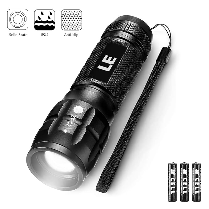 Waterproof Ultra Bright Handheld Flashlight BurningSun Zoomable Portable LED Rechargeable