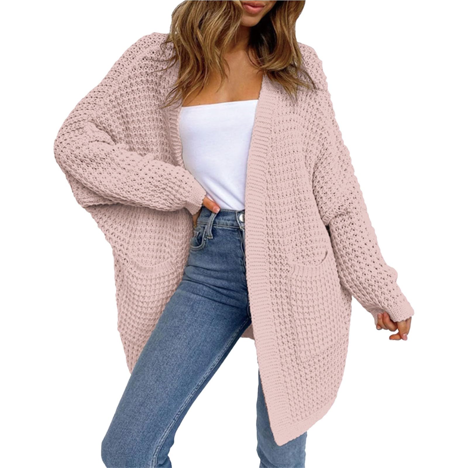 ADJHDFH Crochet Sweaters For Women Womens Long